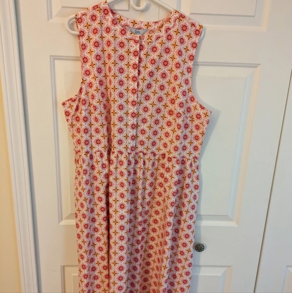 Croft & Barrow Sleeveless Maxi Dress - Pink and Orange